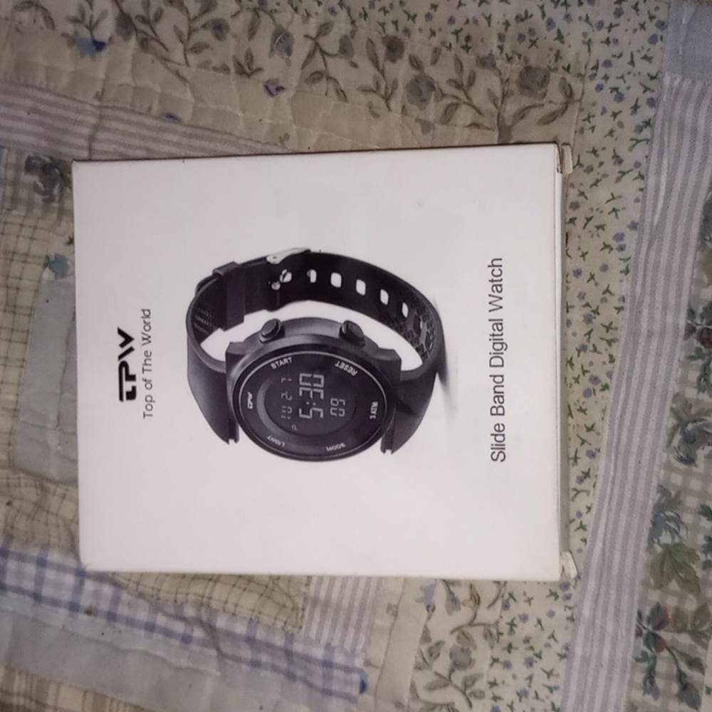Slide Band Digital Watch